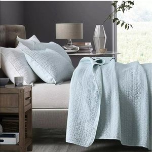 HORIMOTE HOME Quilt Set king Size (Aqua Blue)